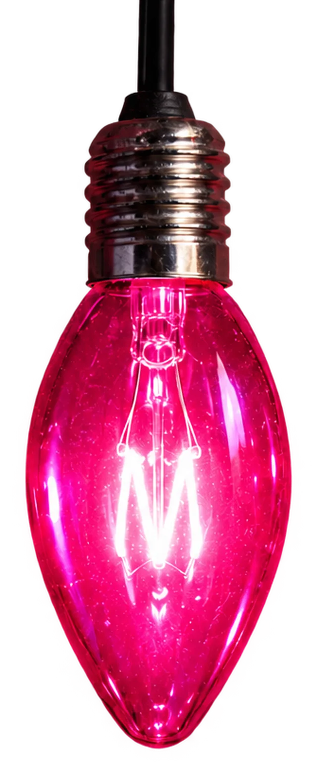 The Sunday pink bulb brand emblem